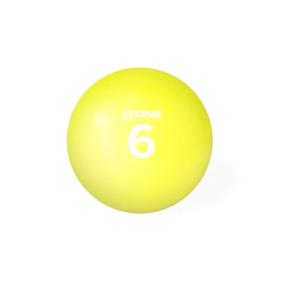 Tone Fitness Soft Weighted Ball, 6 lb