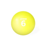 Tone Fitness Soft Weighted Ball, 6 lb