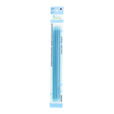 LOVE KNITTING Aluminium Double Point Knitting Needles, 20 cm (8"), 3.5 mm (US 4)