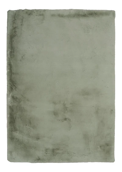 Maven Faux Rabbit Pale Green 3 ft. x 5 ft. Accent Rug