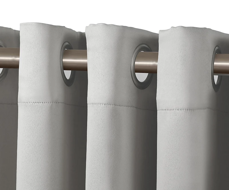 Solid Blackout Grommet Window Panel
