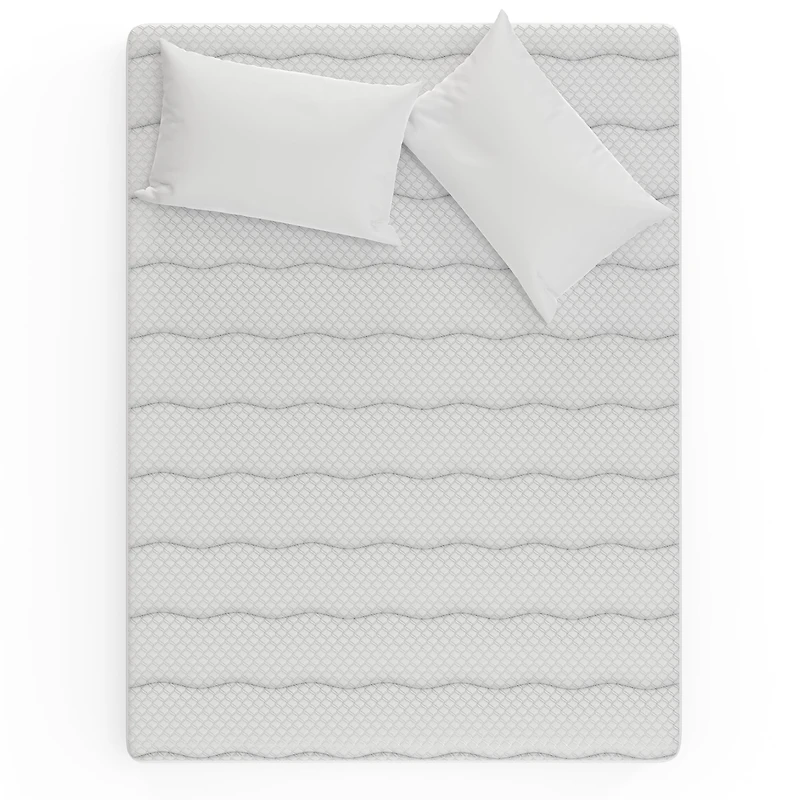 Surmatelas rafraîchissant Sealy, taille King – ajusté, à grand gonflant, tissu en maille douce.