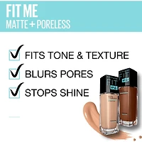 Maybelline New York Fit Me Matte + Poreless Fond de Teint Maquillage