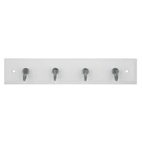 Era Classic Key and Hook Rail White