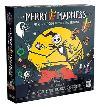 USAopoly Disney Tim Burton's The Nightmare Before Christmas "Merry Madness" Jeu De Plateau