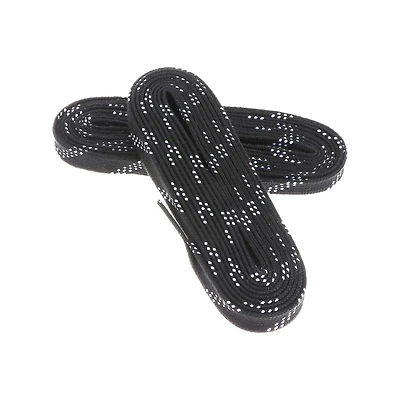 Warrior Lacets de Patins Ciré - Noir - 96 po