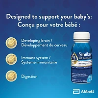 Similac 360 Total Care Step 1, Baby Formula, Infant Formula, blend of 5 oligosaccharides, 16x235mL Ready to Feed Bottles