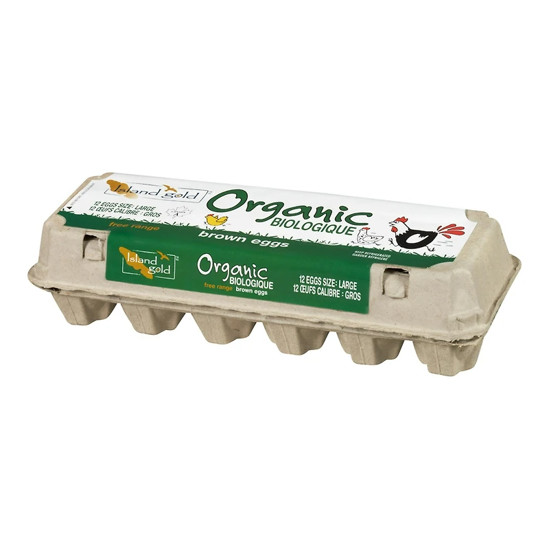 Island Gold Large Organic Eggs