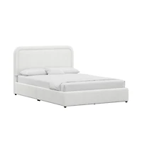 Better Homes & Gardens Juliet Full Boucle Platform Bed, Ivory
