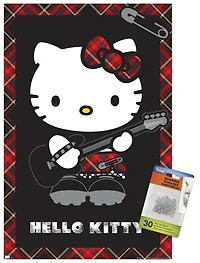 Hello Kitty - Punk Wall Poster, 22.375" x 34"