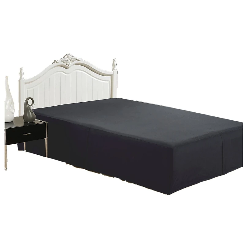 Marina Decoration Ultra Soft Silky Hotel Quality All Season Deep Pocket 16 Inch Drop Solid Tailored Rayon from Bamboo Bed Skirt