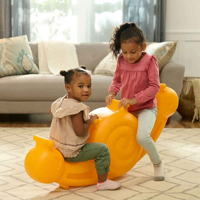 Step2 Seesaw Snail Kids Rocking Rider Resin Toy Fits 2 Toddlers, Ages 18 Months - 3 Years