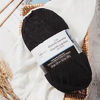 MAINSTAYS Cozy Black Chenille Yarn