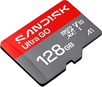Carte microSDXC™ UHS‑I SANDISK Ultra® GO 128Go