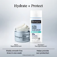 Neutrogena Rapid Wrinkle Repair Regenerating Cream - Retinol Face & Eye Moisturizer - Hyaluronic Acid Serum- 48 mL