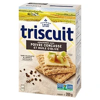 Triscuit Cracked Pepper & Olive Oil Snacking Crackers
