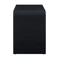 Better Homes & Gardens Juliet Curved Desk with Storage, Rich Black Finish