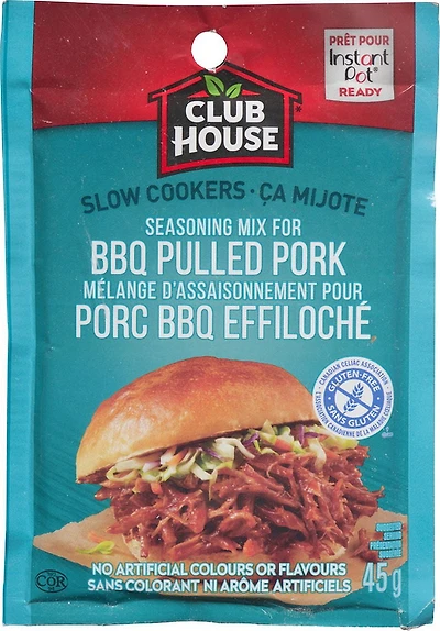 Club House, Dry Sauce/Seasoning/Marinade Mix, BBQ Pulled Pork, Slow Cookers
