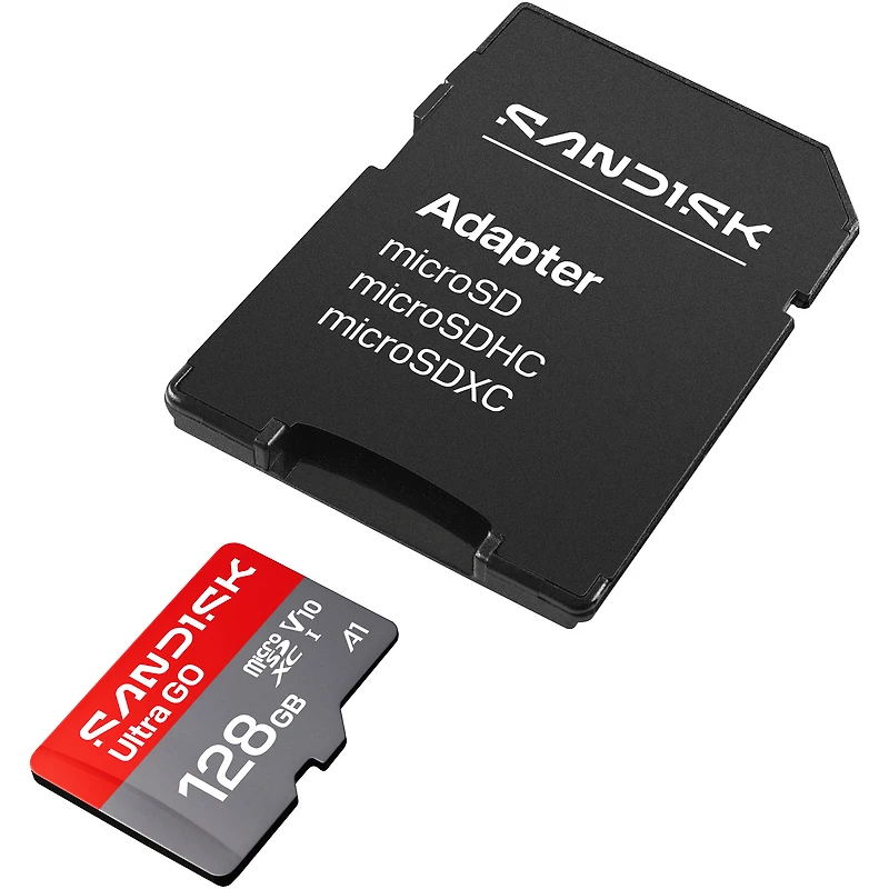 Carte microSDXC™ UHS‑I SANDISK Ultra® GO 128Go