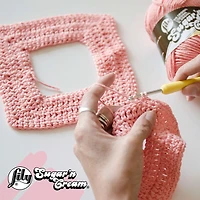 Lily Sugar'n Cream® Super Size Yarn, Cotton #4 Medium, 4oz/113g, 200 Yards