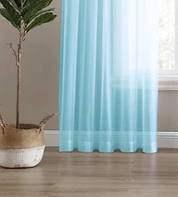 Panneau de fenêtre transparent, rideau