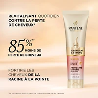 Pantene Abundant & Strong Conditioner, Strenghtens Hair From Root to Tip, Pro-Vitamin B5 Complex and Antioxidants, 237 mL