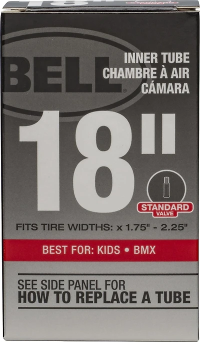 Bell Sports Standard Inner Tube 18" x 1.75"-2.25"