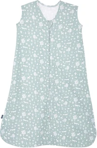 HALO® SleepSack®, 100% Cotton Wearable Blanket, Swaddle Transition Sleeping Bag, TOG 0.5, Sage Woodland