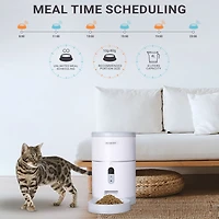 Instachew Purechew Automatic Pet Feeder with HD Camera, Food Dispenser for Cats and Dogs, Programmable Treat Dispenser with Video Recording, 4L