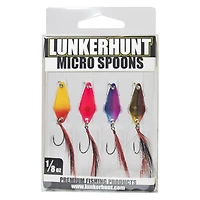 Lunkerhunt Micro Spoon - Kit de Cuillère de Pêche - Motif de Réaction - 1/8 oz