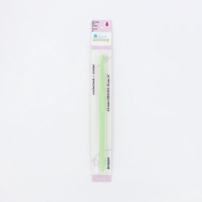 LOVE KNITTING Crochet Hook, ABS Plastic, 15 cm (6"), 6.5 mm (US K-10.5)