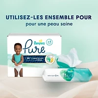 Pampers Pure Baby Diapers, Size 6 (35+ lbs), 42, Up to 100% Leakproof, Premium Hypoallergenic Soft Diapers