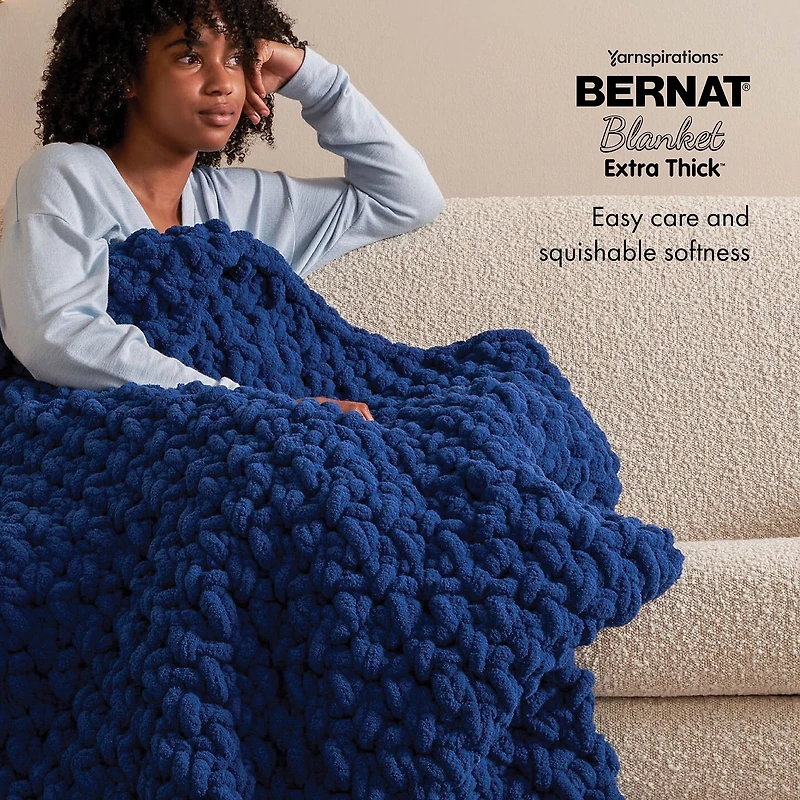 Bernat® Blanket Extra Thick™ #7 Fil de polyester géant, Purple Punch 21,2 oz/600 g 72 yards