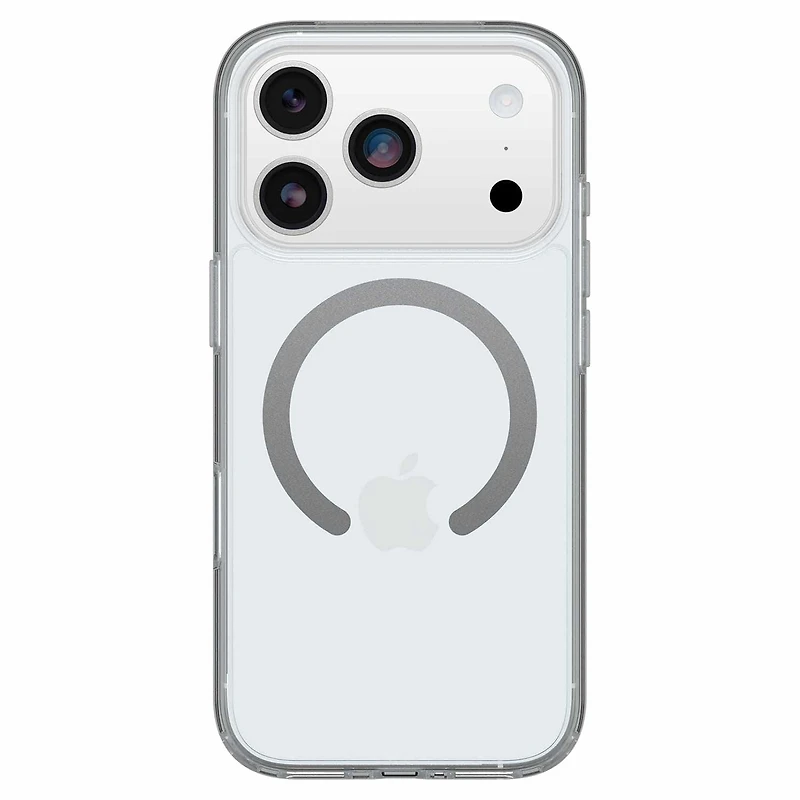 OtterBox Étui Symmetry Clear MagSafe avec Contrôle de la Caméra Clear with Bleu Tint (Clear) pour iPhone 17 Pro Max