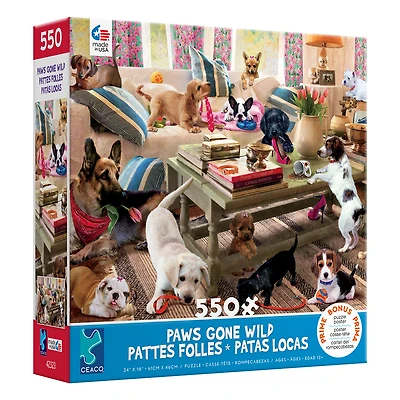 Ceaco 500-Piece All About Animals Jigsaw Puzzle Assortment