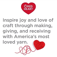Fil Red Heart® Hygge™, Acrylique-Nylon #5 Encombrant, 5oz/141g, 132 Verges