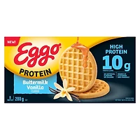 Eggo Protein Buttermilk Vanilla Waffles 8 Count, Eggo Protein Buttermilk Vanilla Waffles