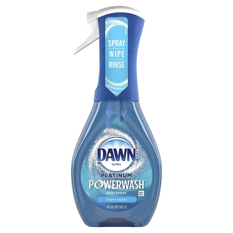 Dawn Platinum Powerwash Dish Spray, Dish Soap, Fresh Scent 473ML