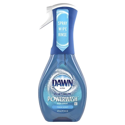 Dawn Platinum Powerwash Dish Spray, Dish Soap, Fresh Scent 473ML