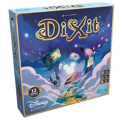 Asmodee - Dixit: Disney Edition - Board Game for Adults & Children from 8 Years - Dreamlike Card Game - Communication by Image - 3 to 6 Players - 30 Min - English Version - Libellud