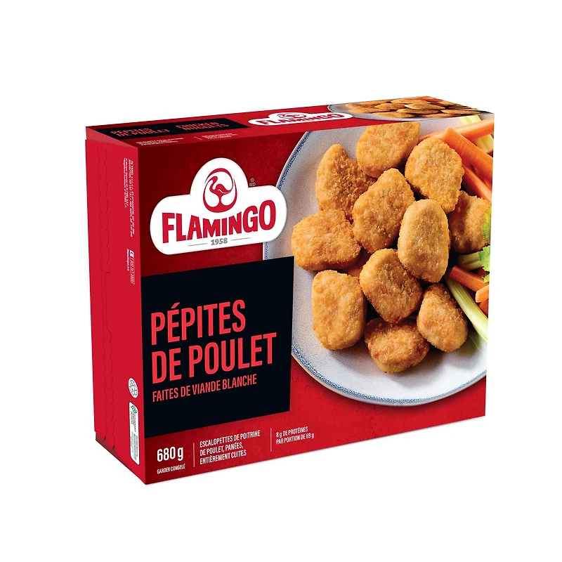 Chicken nuggets, Chicken nuggets. Chicken breast cutlettes breaded and fully cooked