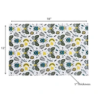 Cotton Placemat Butterfly & Beetle 12 X 18 - Set of 12