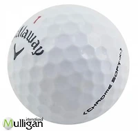Mulligan - 36 balles de golf récupérées Callaway Chrome Soft x 5A, Blanc