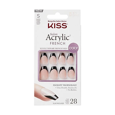 KISS Salon Acrylique Française, Flamme, Coffin Court