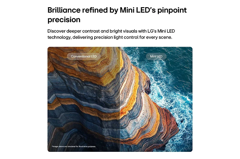 LG 50-Inch QNED73B Mini-LED 4K UHD Smart TV - α7 AI Processor 4K, 60Hz Refresh Rate, HDMI 2.1, HDR10 Pro, ALLM, Ultimate Gaming, LG Channels, WebOS 26 (50QNED73BZA, 2026)