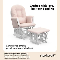 Chaise et repose-pieds Storkcraft Hoop
