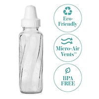 Evenflo Feeding Classic Biberons en Verre Sans BPA