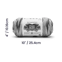 Red Heart® AIO Sweet Hearts™ n° 4 Worsted (Moyen) Acrylique, Candy Heart 250 g / 440 m