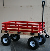 Millside Heavy Duty Express wood  Wagon 20 inch x 38 inch