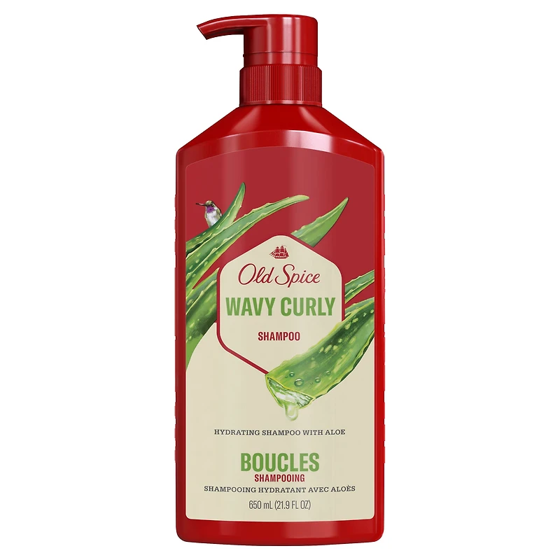 Old Spice Wavy Curly Shampoo with Aloe & Avocado Oil